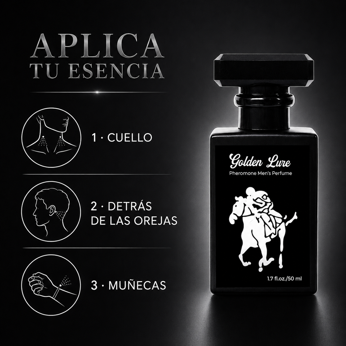 Golden Lure™ – Perfume de Lujo con Feromonas