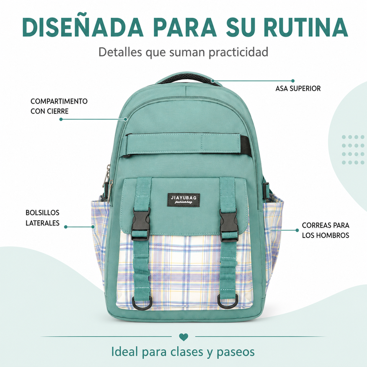 Mochila Tokio – Estilo Japonés Tamaño Oficio