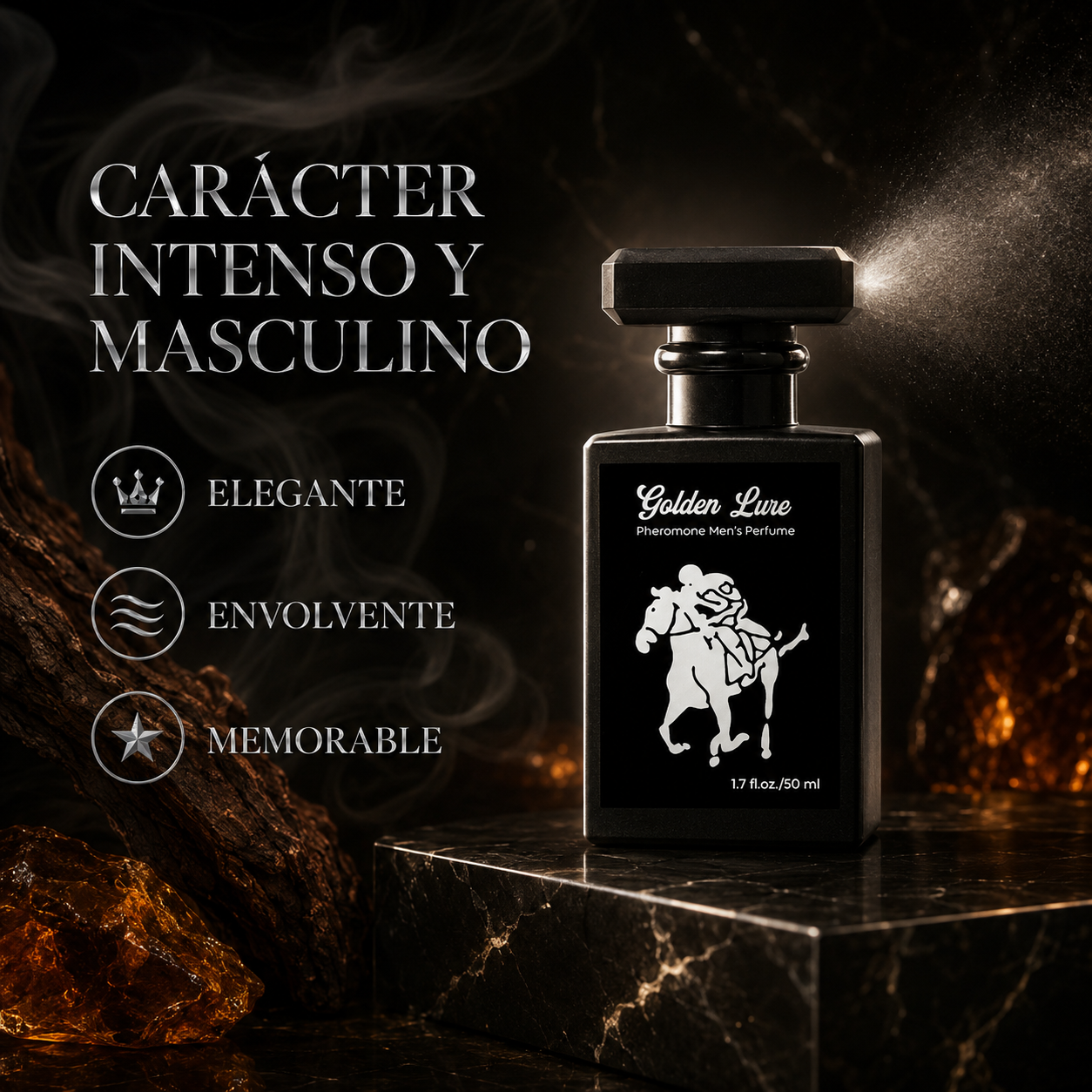 Golden Lure™ – Perfume de Lujo con Feromonas