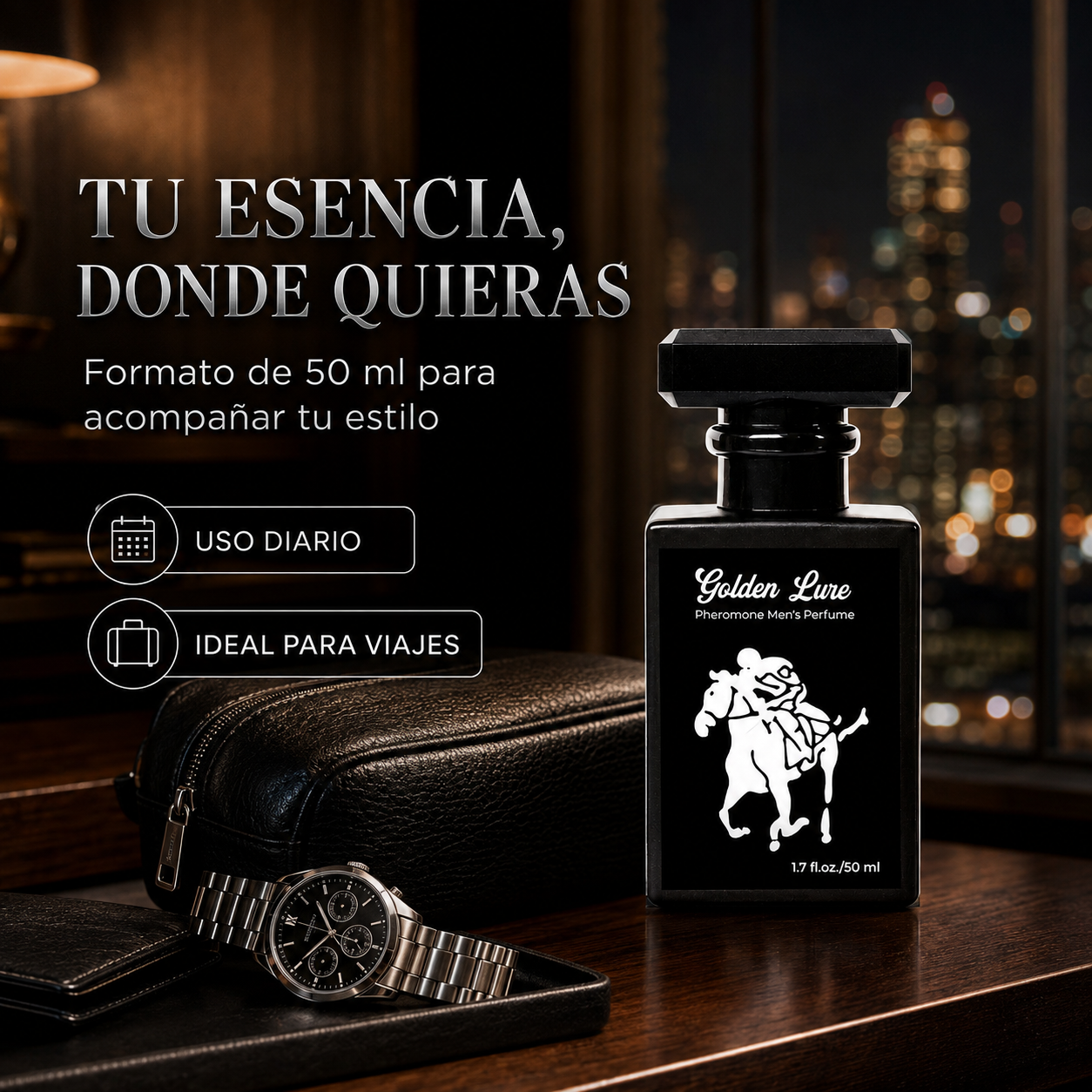 Golden Lure™ – Perfume de Lujo con Feromonas