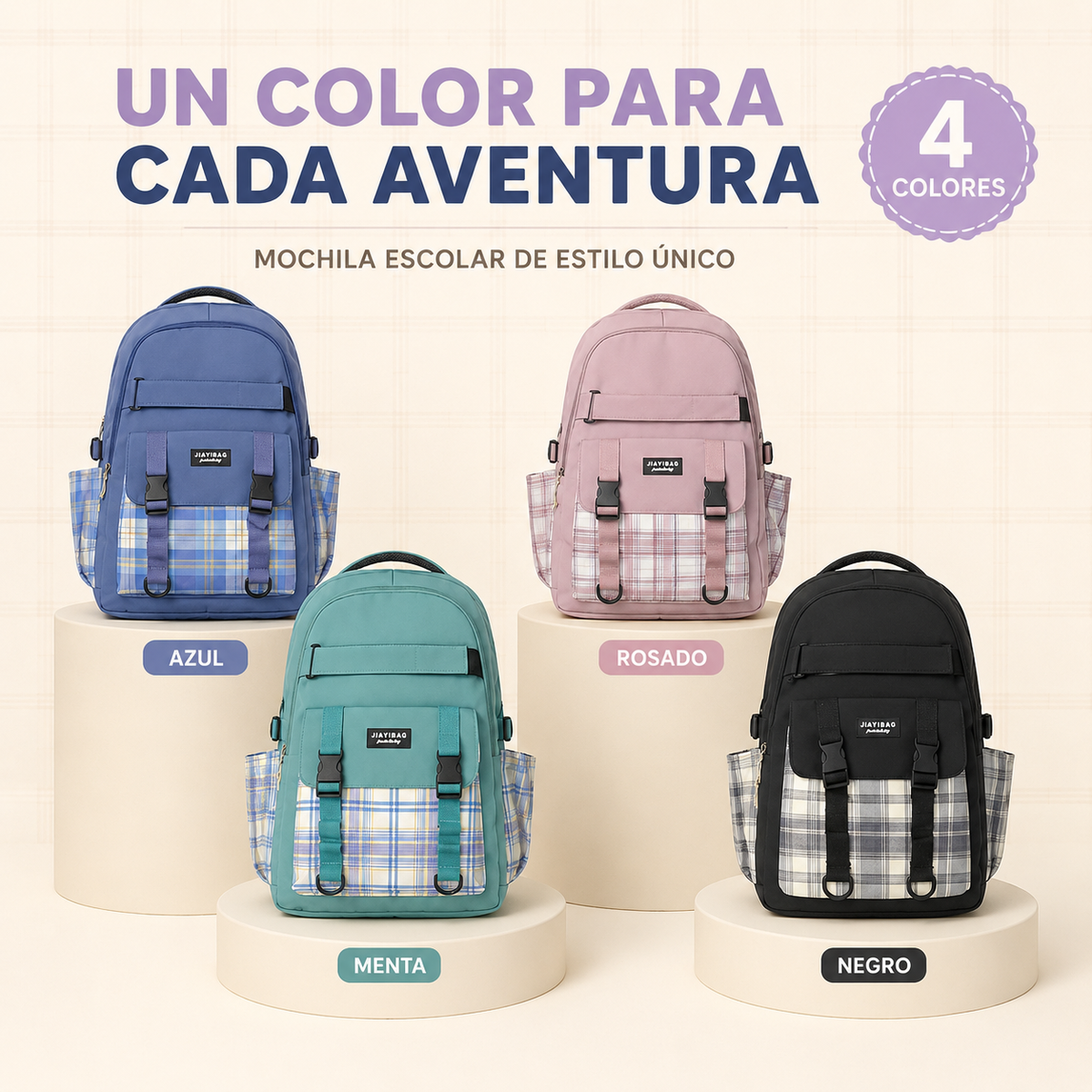Mochila Tokio – Estilo Japonés Tamaño Oficio