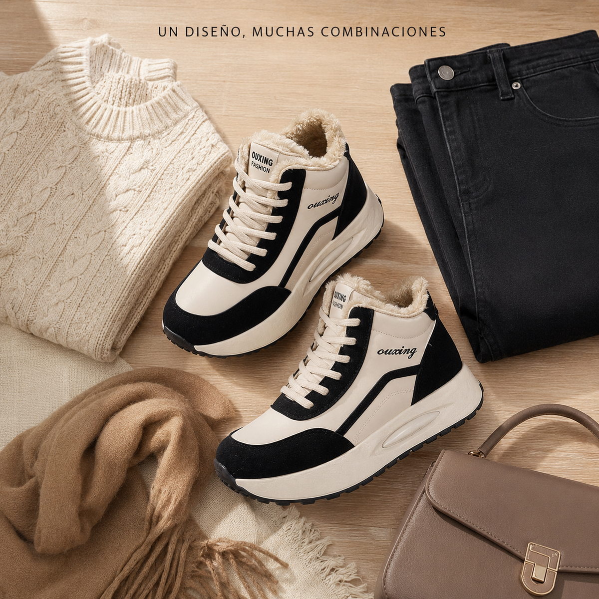 Sophia Cozy – Zapatillas de Invierno Suaves y Cálidas