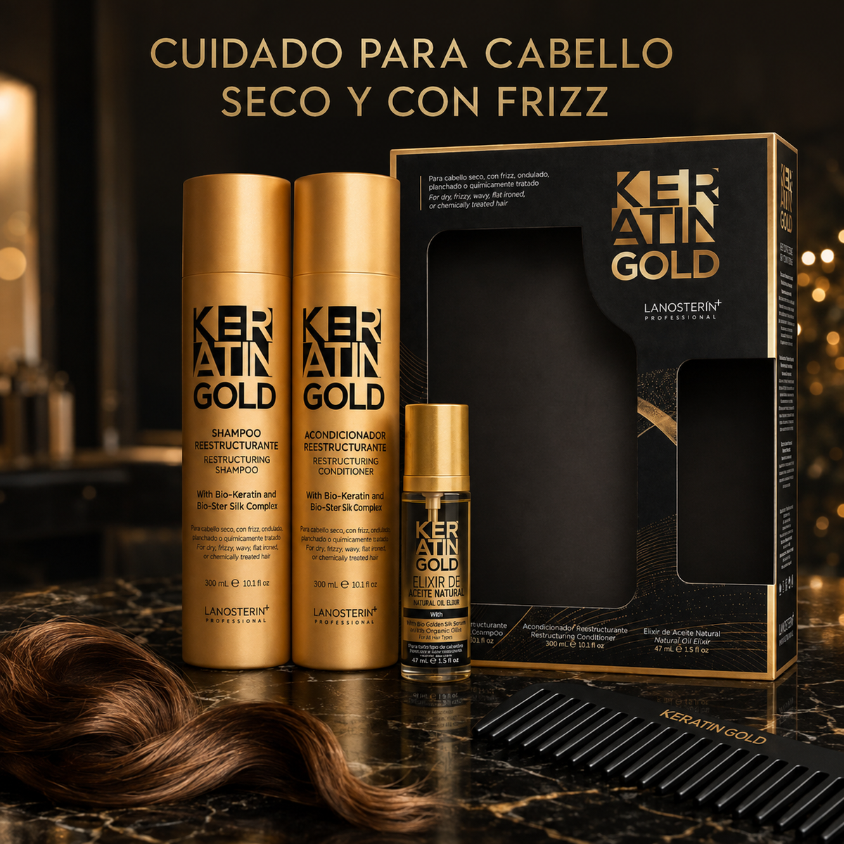 Brillo Total – Kit de Belleza para el Cabello