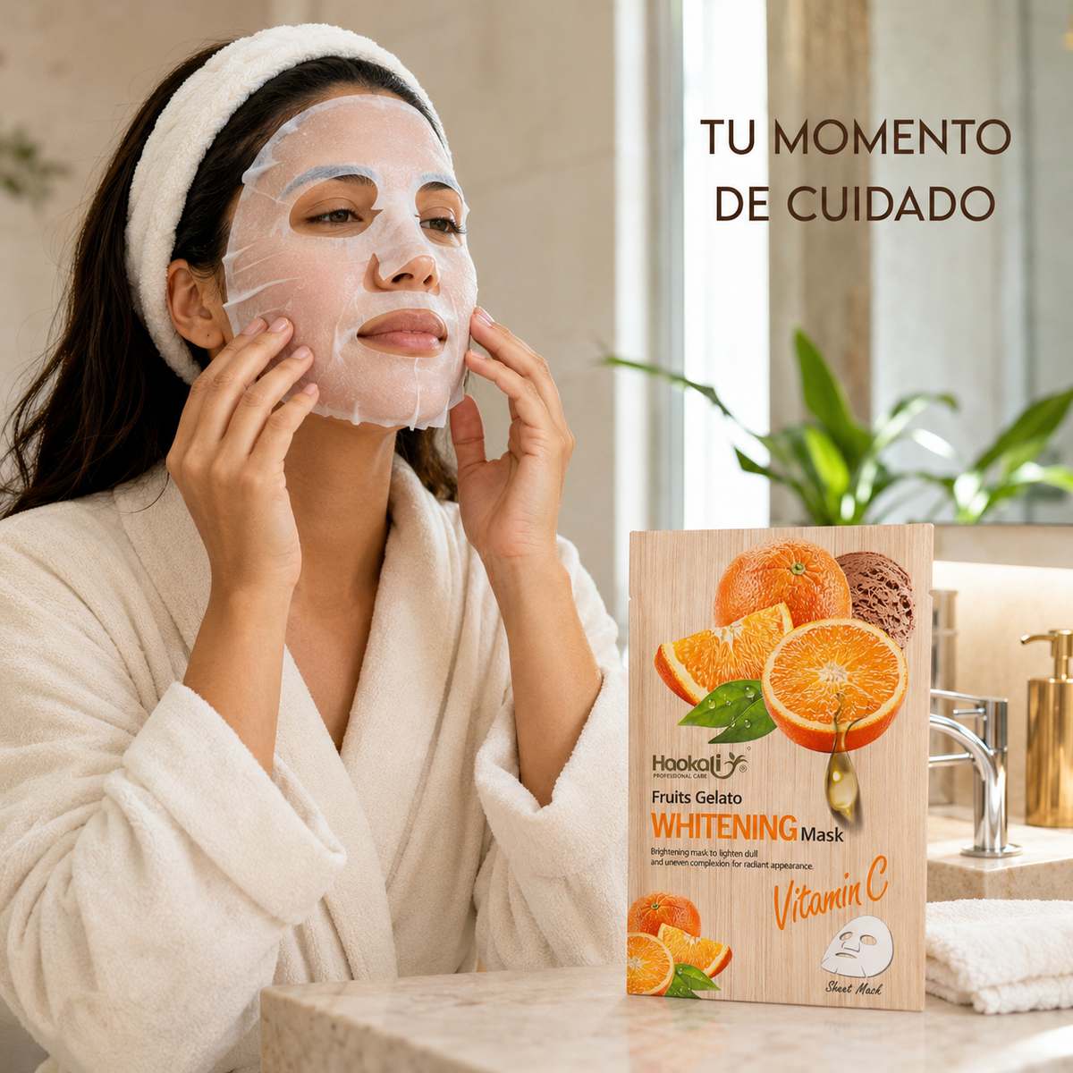 Wokali Glow Mask – Mascarillas Faciales Vitamina C x10
