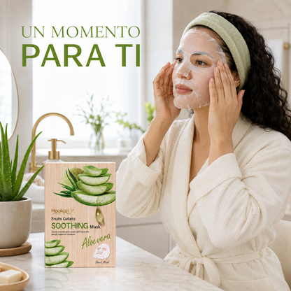 Wokali Glow Mask – Mascarillas Faciales Aloe Vera x10