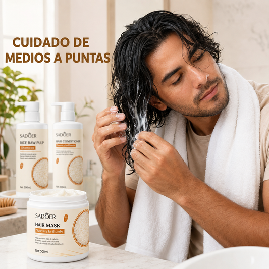 Sadoer Rice Hair – Kit Capilar Nutritivo con Arroz