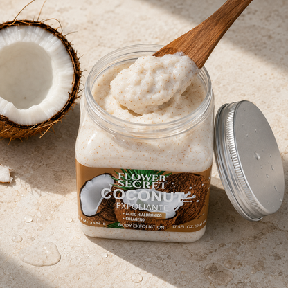 Coconut Glow – Exfoliante Corporal Hidratante 500ml