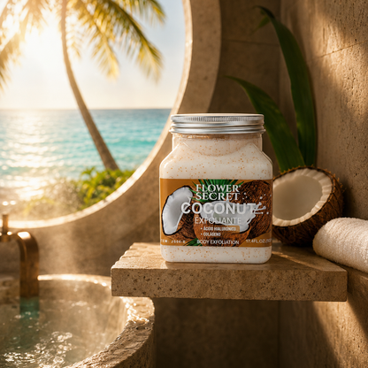 Coconut Glow – Exfoliante Corporal Hidratante 500ml