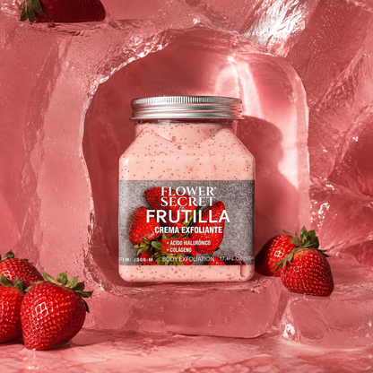 Frutilla Glow – Exfoliante Corporal Hidratante 500ml