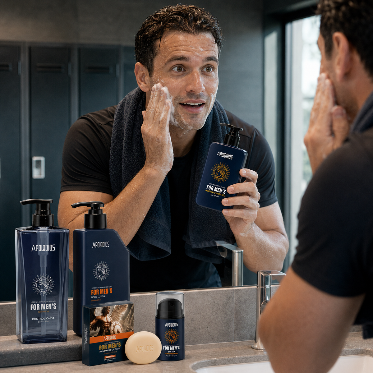 Apolodios Men – Kit de Cuidado Masculino Premium