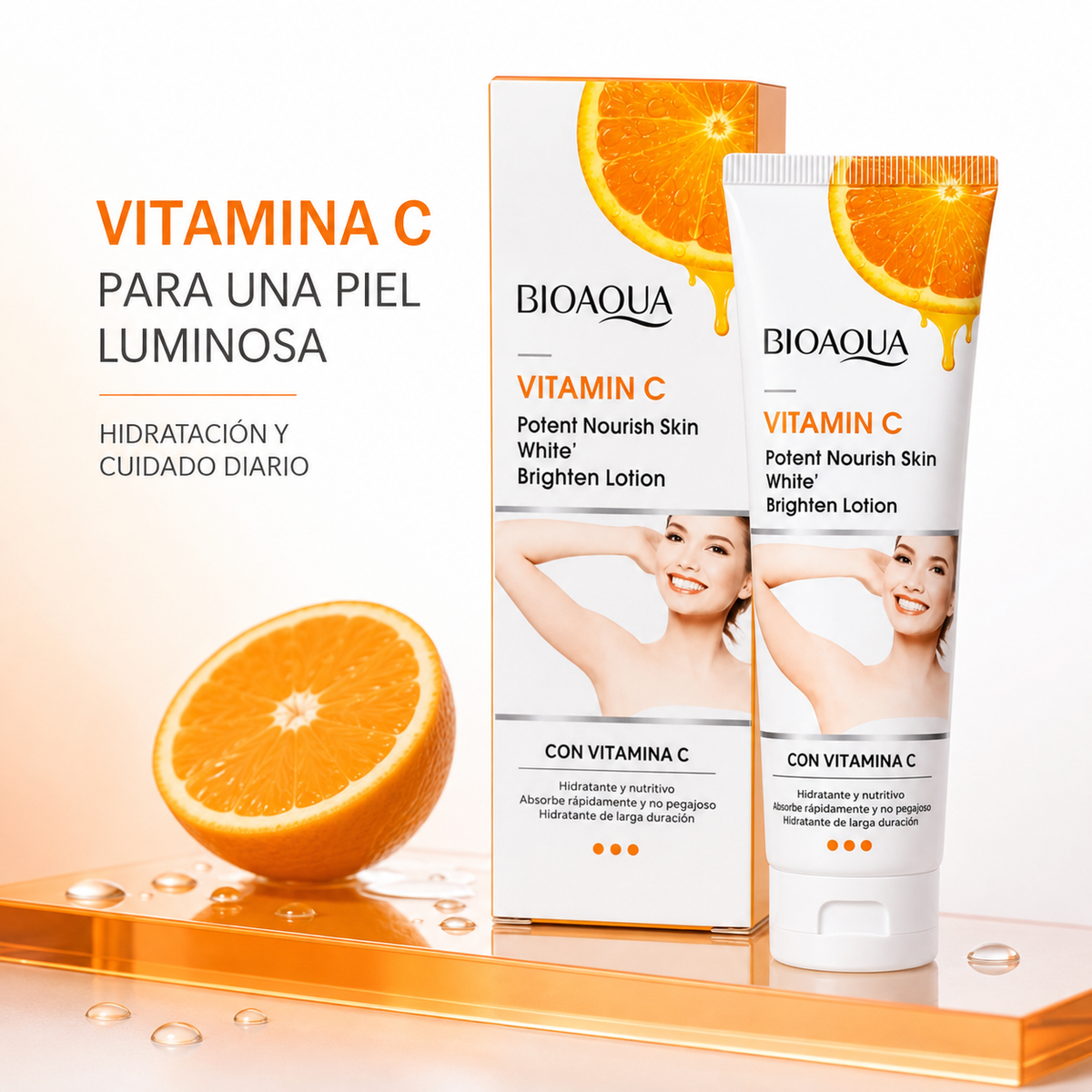 Vitamina C Bright – Loción Aclarante Facial Bioaqua