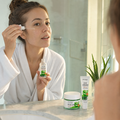 Bioaqua Aloe Glow – Kit Skincare Facial con Aloe Vera