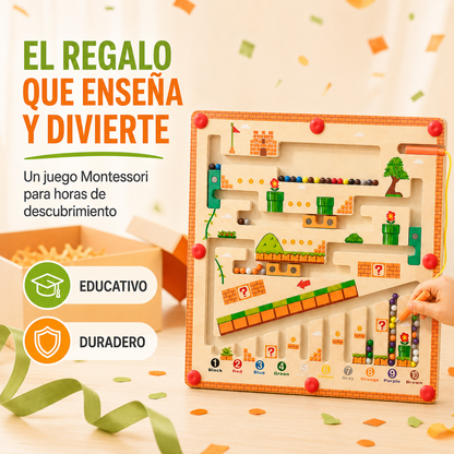 ¡Diversión que Despierta su Mente! Laberinto Magnético para Niños