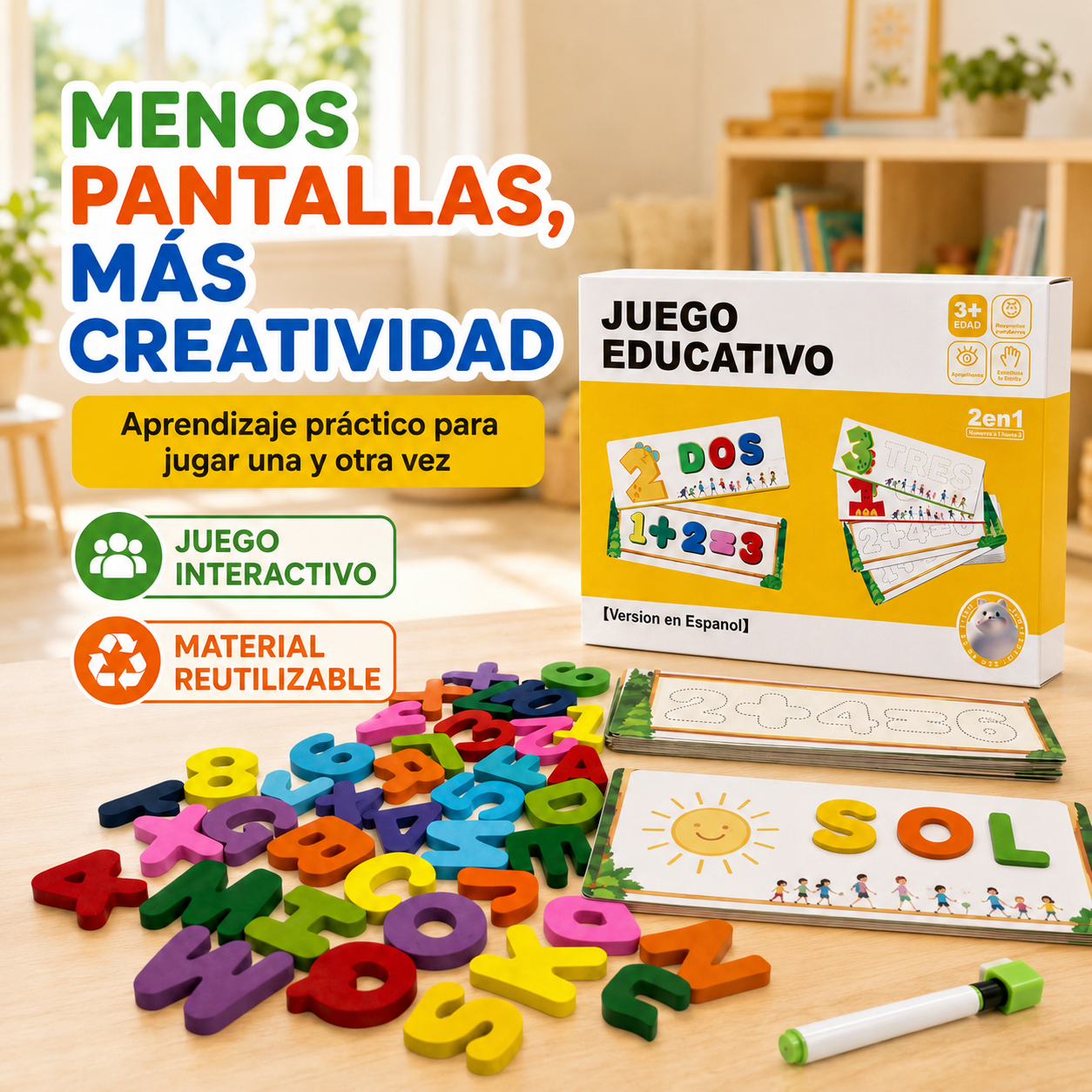 ¡Aprende Jugando! Tarjetas Didácticas Educativas