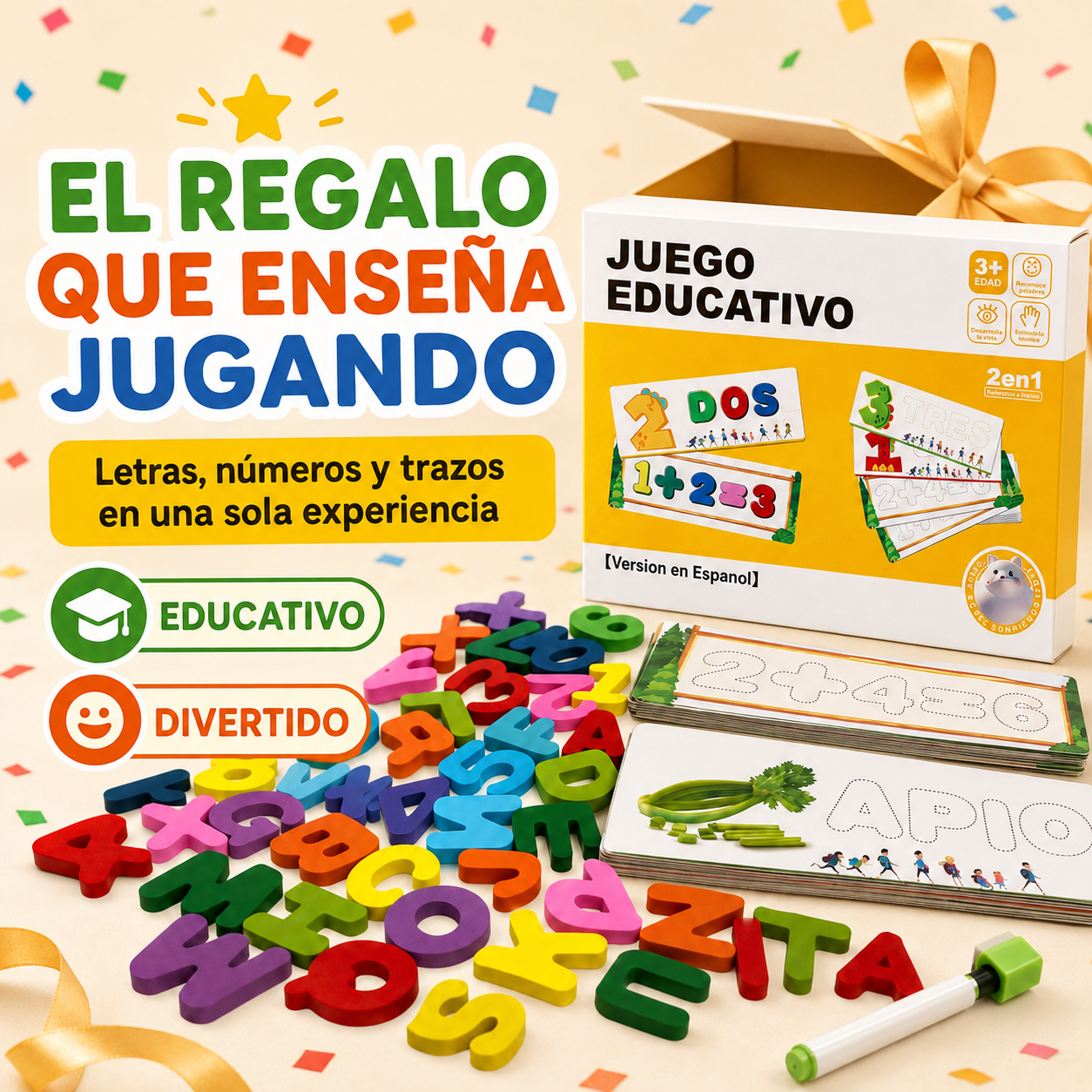 ¡Aprende Jugando! Tarjetas Didácticas Educativas
