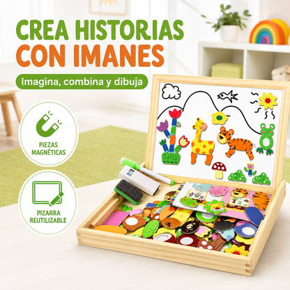 ¡Potencia su Imaginación! Pizarra Magnética Educativa para Niños