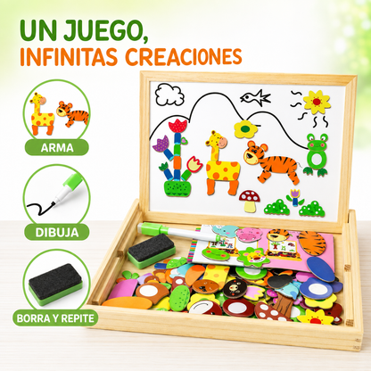 ¡Potencia su Imaginación! Pizarra Magnética Educativa para Niños