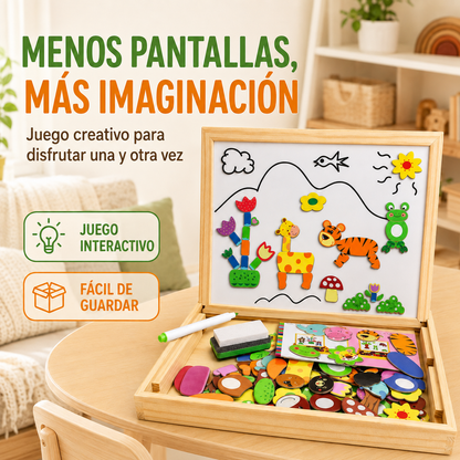 ¡Potencia su Imaginación! Pizarra Magnética Educativa para Niños