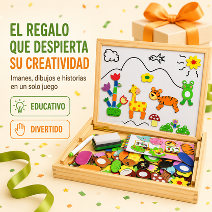 ¡Potencia su Imaginación! Pizarra Magnética Educativa para Niños