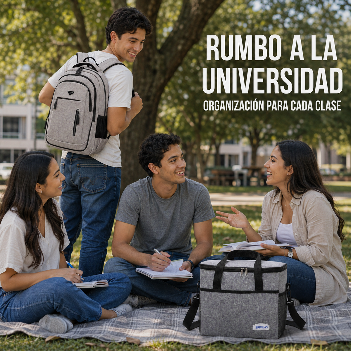 Mochila Urban Grey – Set Mochila con Lonchera