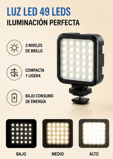 ¡Crea Contenido Como un Pro! Kit de Grabación con Trípode