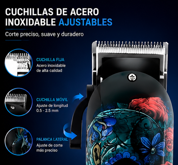 Kemei Professional – Potencia y Precisión en Cada Corte