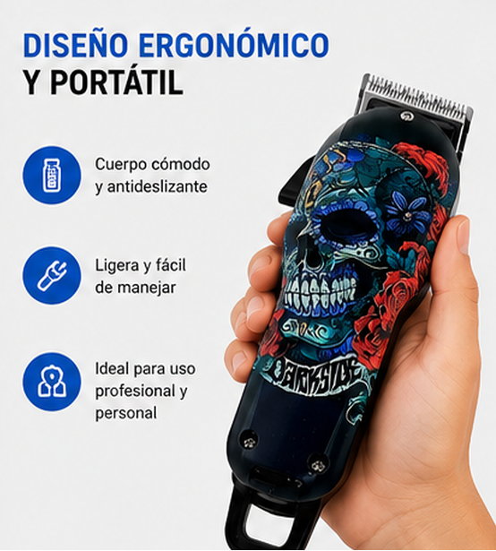 Kemei Professional – Potencia y Precisión en Cada Corte