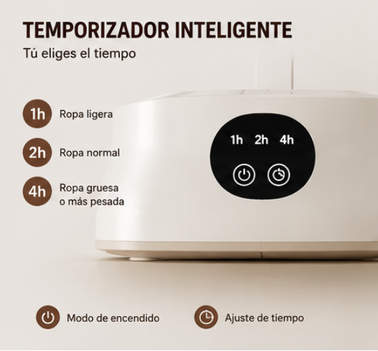 ¡Adiós a la Ropa Húmeda! Secador de Ropa Portátil Rápido y Práctico