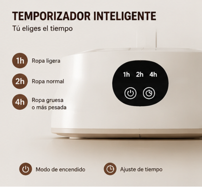 ¡Adiós a la Ropa Húmeda! Secador de Ropa Portátil Rápido y Práctico